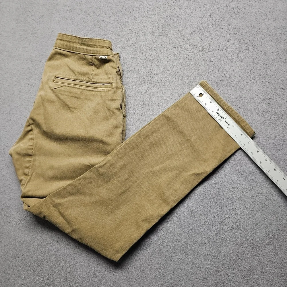 Levi's Chino Pants Mens 32x30 Tan Stretch Slash Pockets Straight Leg Outdoor‎
